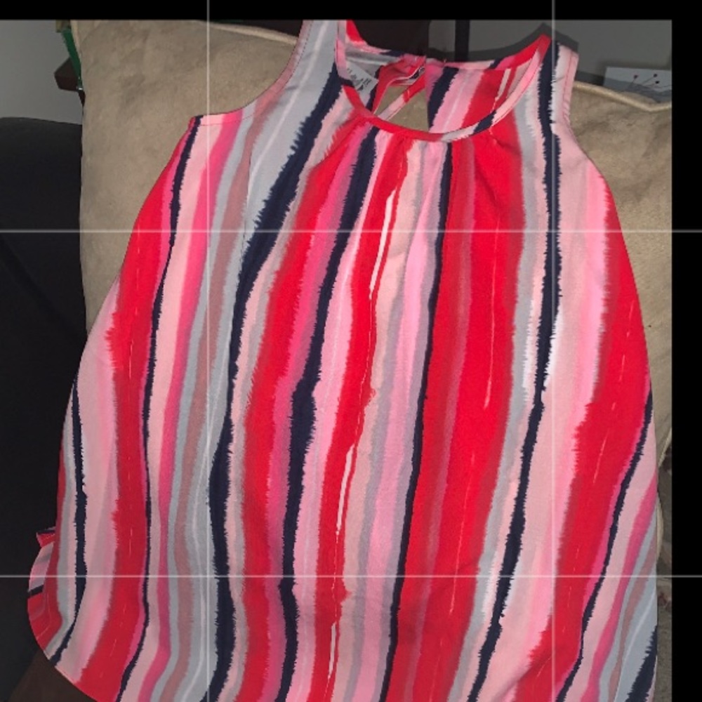 Bonnie Jean Girls Dress Size 10 Red/Pink/Blue/Gray